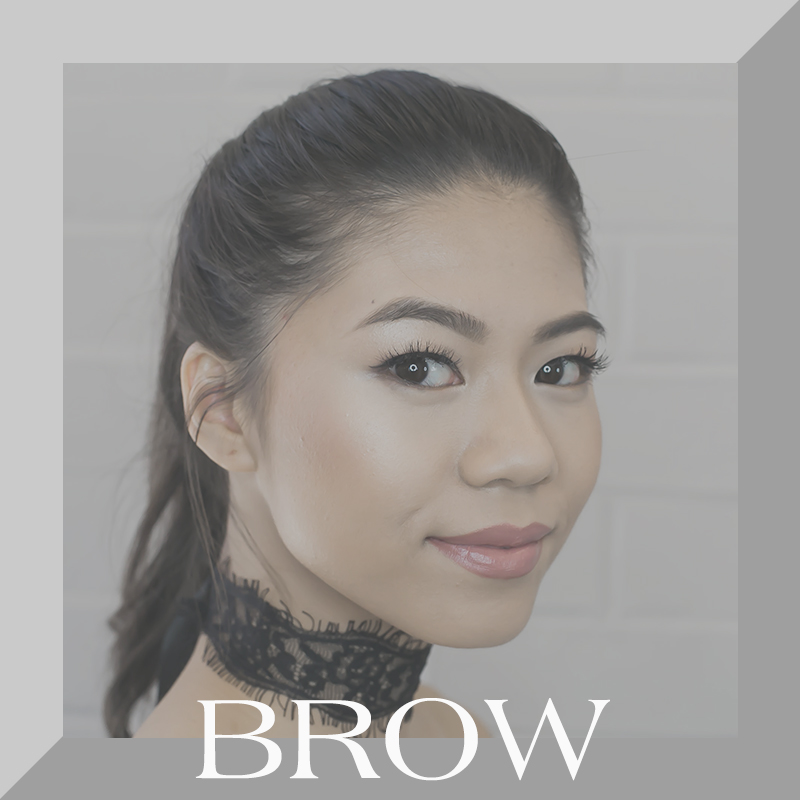 Girl with beautiful brows